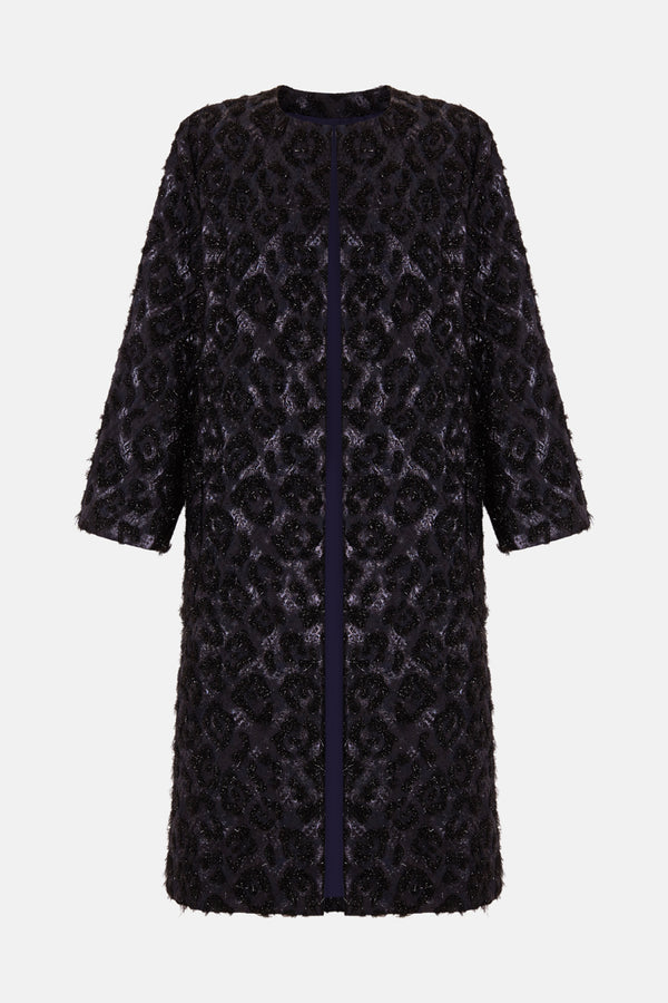 Abrigo animal print