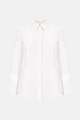 Camisa blanca estilo masculino