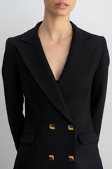 Chaqueta negra de traje
