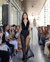 Body de terciopelo negro