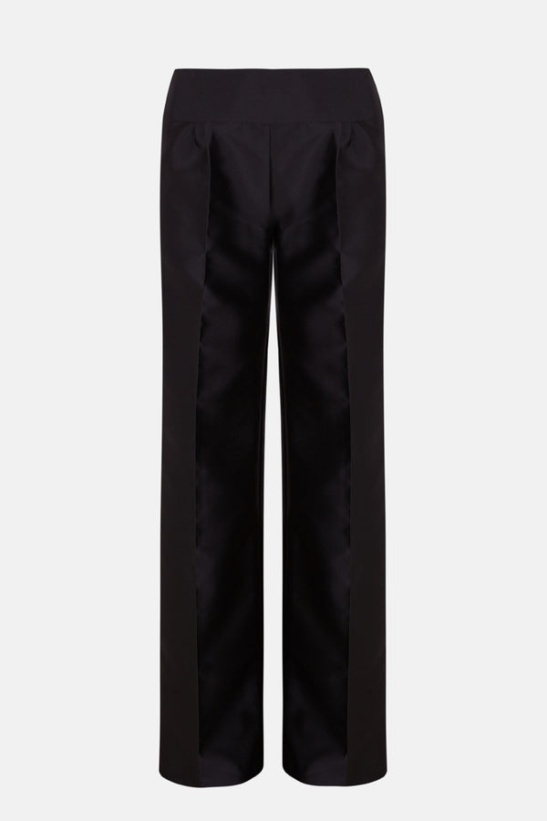 Pantalón de traje negro silueta