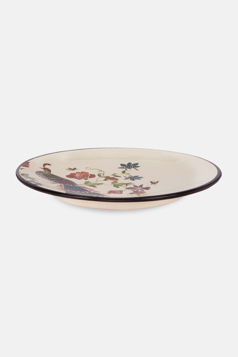 Large print dinner plate