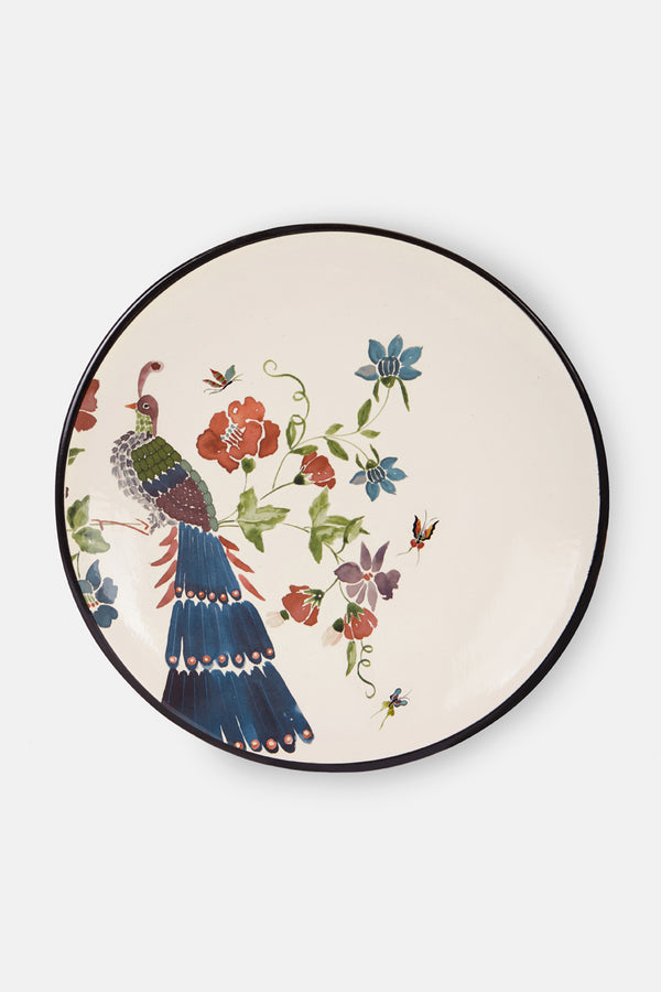 Large print dinner plate