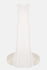 Vestido largo con cuerpo desmontable silueta