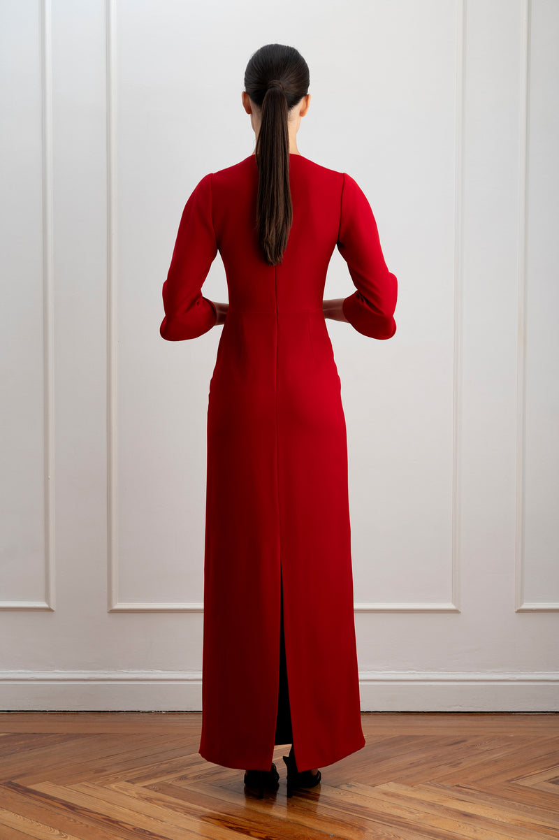Vestido rojo cut out