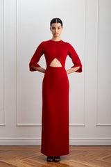 Vestido rojo cut out