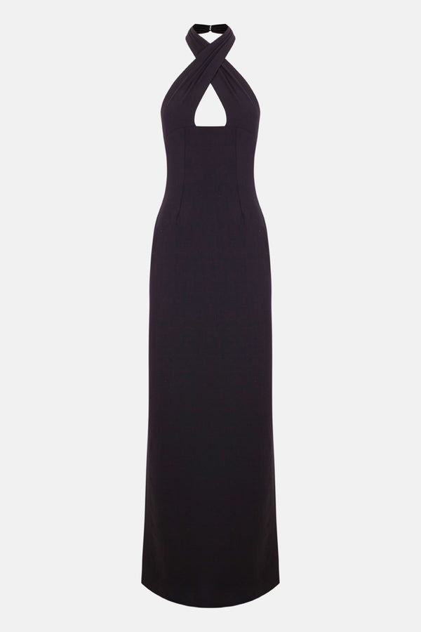 Vestido negro noche silueta