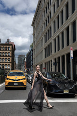 Body de terciopelo negro