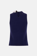 Jersey de punto azul