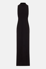 Vestido negro cuello halter