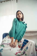 Lookbook del Jersey con Volante en Manga