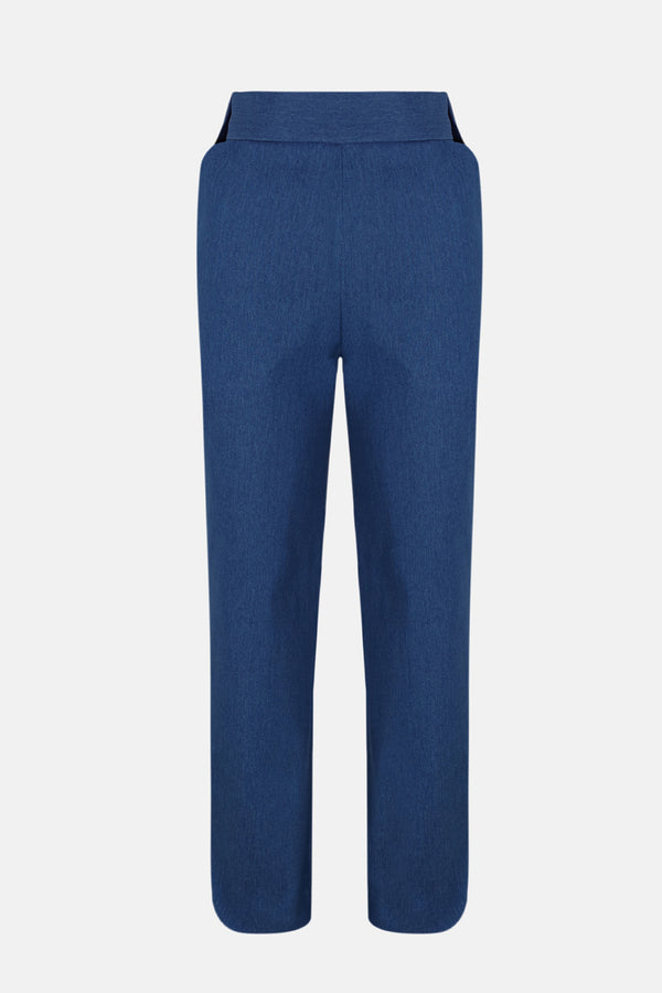 Silueta del Pantalón Talle Alto Denim