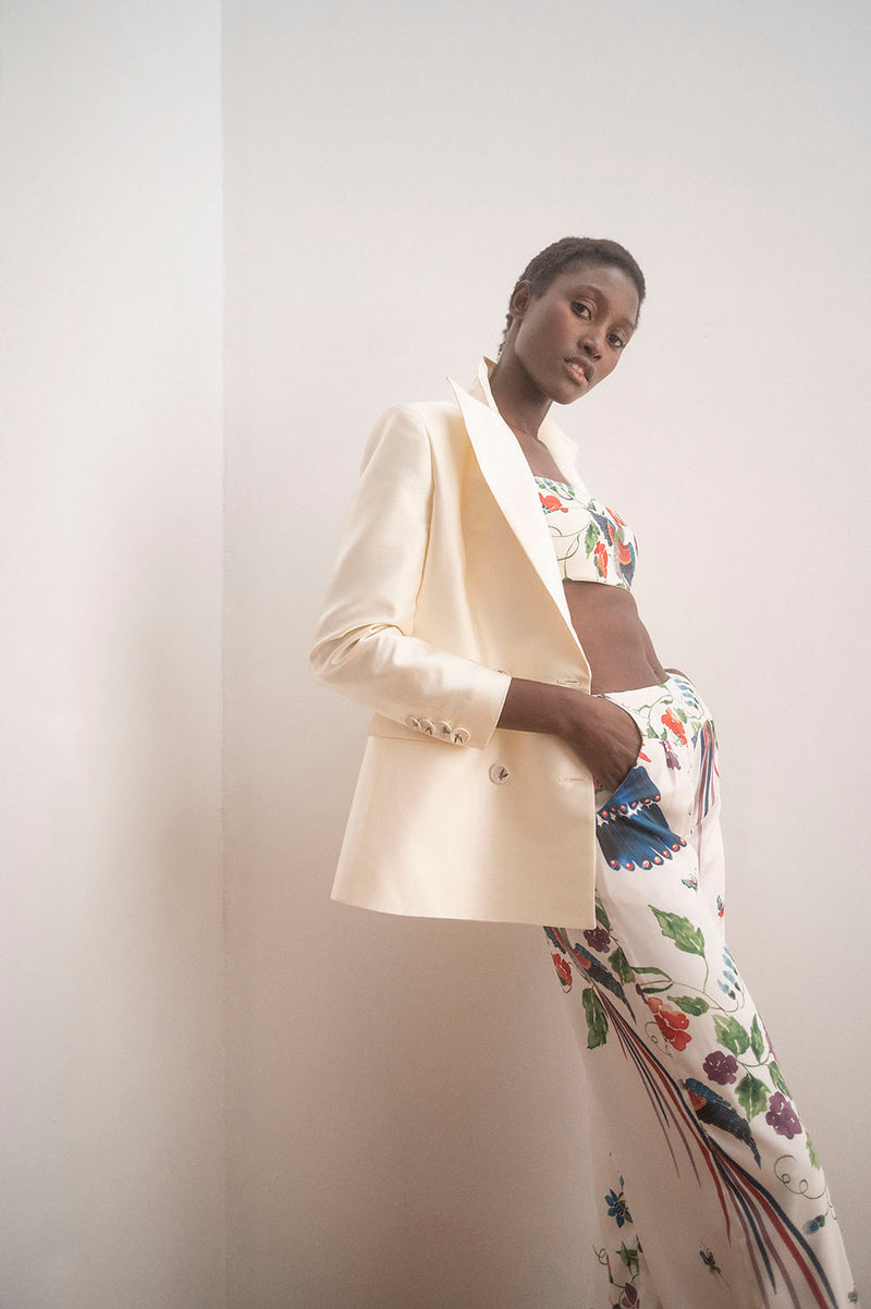 Lookbook del top de tirantes estampado